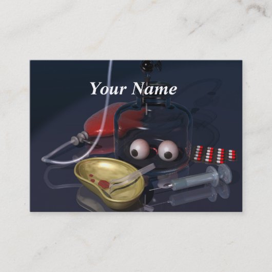 3DCG japanese horror Visitenkarte (Vorderseite)