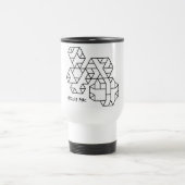 3Degree Vertices Geek Travel Mug Reisebecher (Mittel)