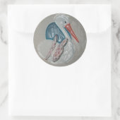 3Dimensionsstorch-Aufkleber Runder Aufkleber (Tasche)