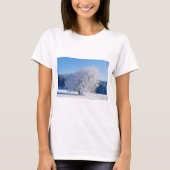 3dRose, Canada, Manitoba, Grande Pointe. Fog and R T-Shirt (Vorderseite)