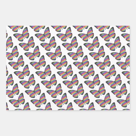 3er Set Geschenkpapier Set (Vorderseite 2)