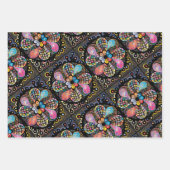 3er Set Geschenkpapier Set (Vorderseite 2)