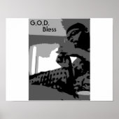 3Farben3, G.O.D., Bless Poster (Vorne)