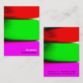 3farben visitenkarte (Vorne/Hinten)
