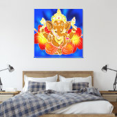 3FT x 3FT GANESH WALL GRAPHIC Batik Canvas Print Leinwanddruck (Insitu (Schlafzimmer))