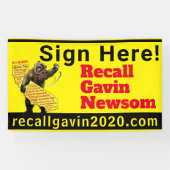 3ft x 5ft Unterschreiben Hier! Banner (Horizontal)