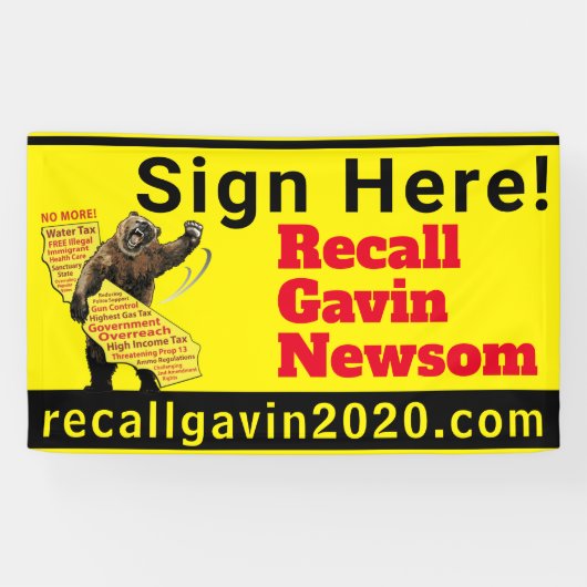 3ft x 5ft Unterschreiben Hier! Banner (Horizontal)