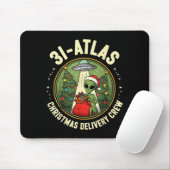 3i_atlas Christmas Delivery Crew Alien Santa Space Mousepad (Mit Mouse)