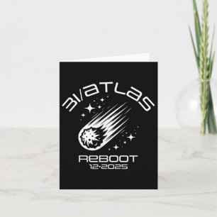 3i_atlas Comet 2025 Reboot Fun Sarcastic Space Hum Karte