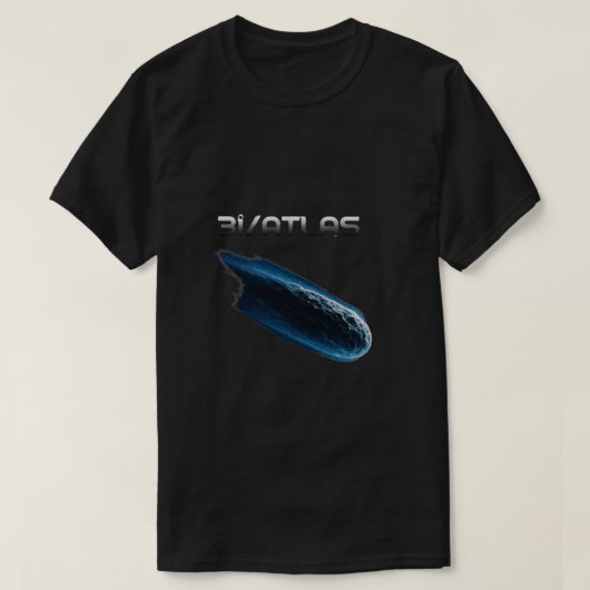 3i/ATLAS Cosmic Streak Sci-Fi T-Shirt (Design vorne)