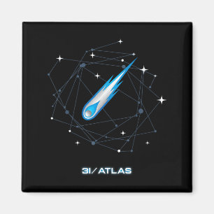 3i Atlas Interstellar Komet 2025 Weltraum Astronom Magnet