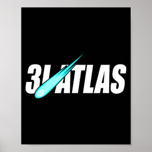 3i_atlas Interstellarer Komet Poster