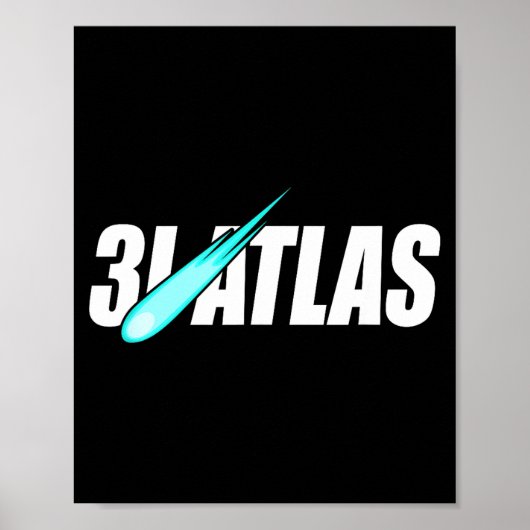 3i_atlas Interstellarer Komet Poster (Vorne)