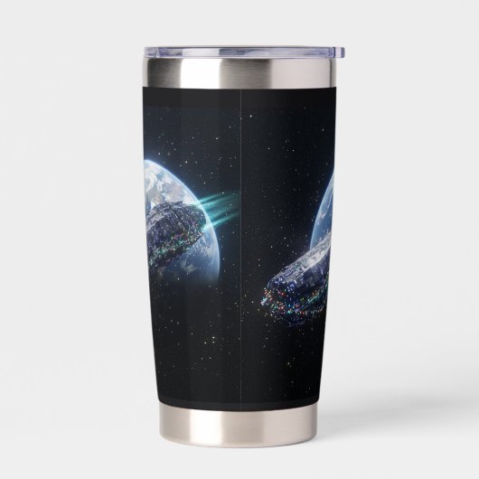 3I Atlas Spaceship Earth Orbit Galactic Insulated Thermobecher (Links)