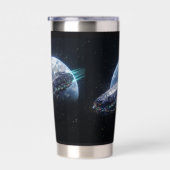 3I Atlas Spaceship Earth Orbit Galactic Insulated Thermobecher (Rechts)