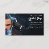 3in1 Barber Shop QRCode Visitenkarte (Vorderseite)