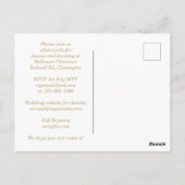 3in1 - Eukalyptus Rett Date, Wedite Invite UAWG Postkarte (Rückseite)