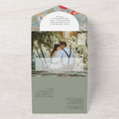 3in1 Olivenöl Grüne Volkskunst FOTO Florenz All In One Einladung (Außenbereich)