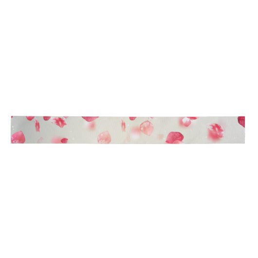 3in satin Ribbon flower petal print Satinband (Vorderseite)