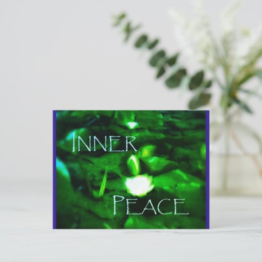 3INNER PEACE POSTCARD POSTKARTE (Stehend Vorderseite)