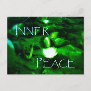 3INNER PEACE WASSERLILIE POSTCARD POSTKARTE