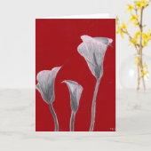 3Lilien Karte (Gelbe Blume)