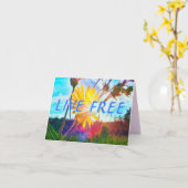 3LIVE GRATIS-GRUSSKARTE KARTE (Gelbe Blume)