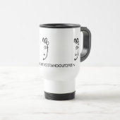 3LOGO u. SLOGAN-WEISS-TASSE. Reisebecher (VorderseiteRechts)