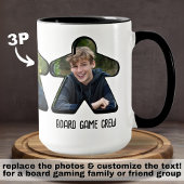 3P Custom Foto Meepe Board Game Group Tasse
