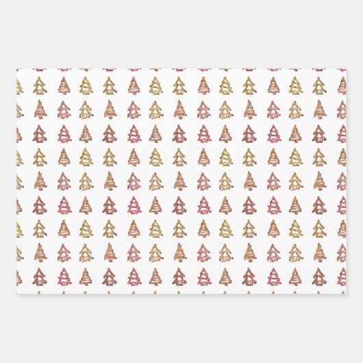 3pc. Baumschutzpapier Geschenkpapier Set (Vorderseite 2)