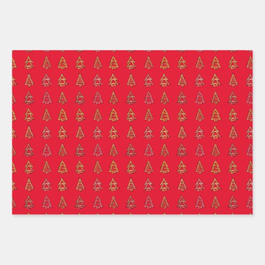 3pc. Baumschutzpapier Geschenkpapier Set (Vorderseite)