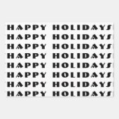 3pc Eclectic Print Wrapping Paper Geschenkpapier Set (Vorderseite 3)