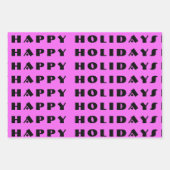 3pc Eclectic Print Wrapping Paper Geschenkpapier Set (Vorderseite 2)