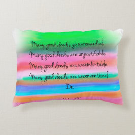 3qmeals Good Deeds Pillow Dekokissen