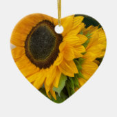 3rd Anniversary Sunflower Keramik Ornament (Vorne)
