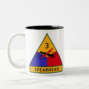3rd Armored Division Zweifarbige Tasse