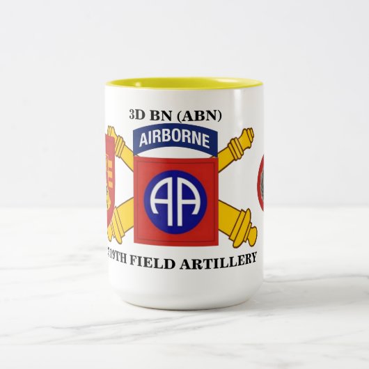 3RD BATTALION 319. FELD-KÜNSTLERISCHE TASSE (Mittel)