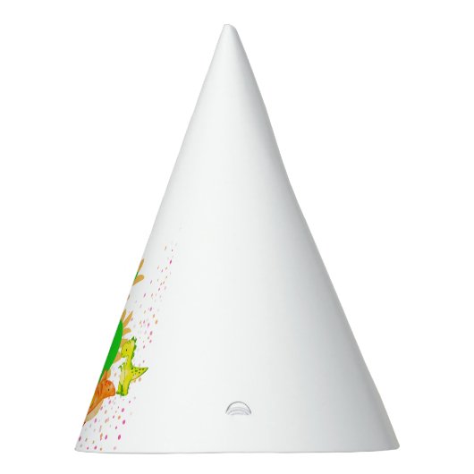 3rd Birthday. Dinosaur Design. My third birthday. Partyhütchen (Rechts)