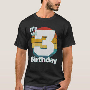 3rd Birthday It's My 3Rd Birthday 3 Year Old Bir T-Shirt