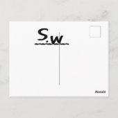 3'rd eye card Special Design für spirituelle Mensc Postkarte (Rückseite)