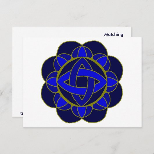 "3rd Eye Chakra" Postkarte (Vorne/Hinten)