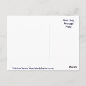 "3rd Eye Chakra" Postkarte (Rückseite)