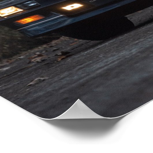 3rd gen Camaro IROC-Z Burnout Poster (Ecke)