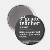 3rd Grad Teacher Funny Third Grade Teachers Ohrfei Magnet (Vorderseite/Rückseite)