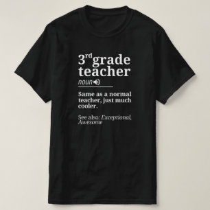 3rd Grad Teacher Funny Third Grade Teachers Ohrfei T-Shirt