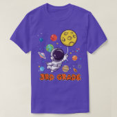 3rd Grade Birthday Boy Tee Astronaut Third Grade B (Design vorne)