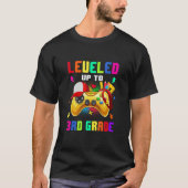 3Rd Grade Gamer First Day Of Third Grade Boys Back T-Shirt (Vorderseite)