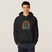 3rd grade rainbow leopard teacher team third grade hoodie (Vorne ganz)