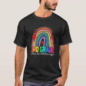 3rd grade rainbow leopard teacher team third grade T-Shirt (Vorderseite)