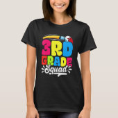 3rd Grade Squad Back To School First Day Of School T-Shirt (Vorderseite)